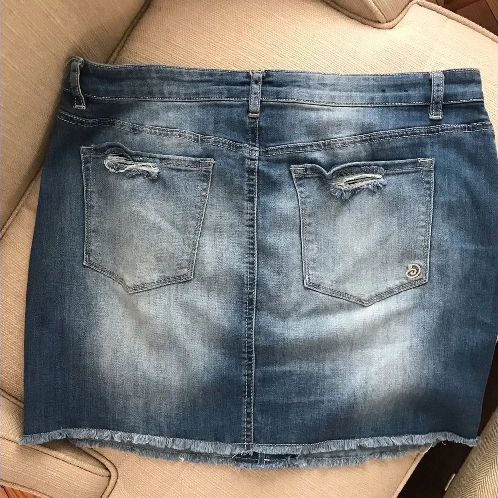 Indigo Rein Jean Skirt - Picture 3 of 4